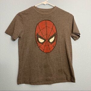 Old Navy Collectibles Kids Spider-Man Tee - Gray/Red - Size Medium